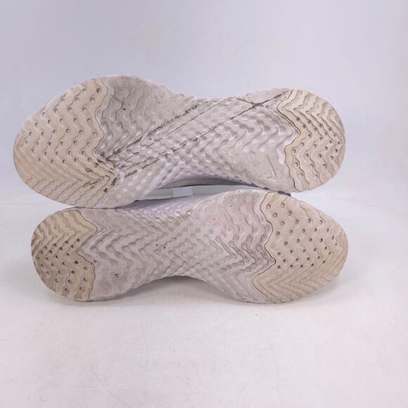 Nike Epic React Flyknit 2 Athletic Lace Up Shoe Mens Size 9 BQ8928-101 Gray - Picture 7 of 10